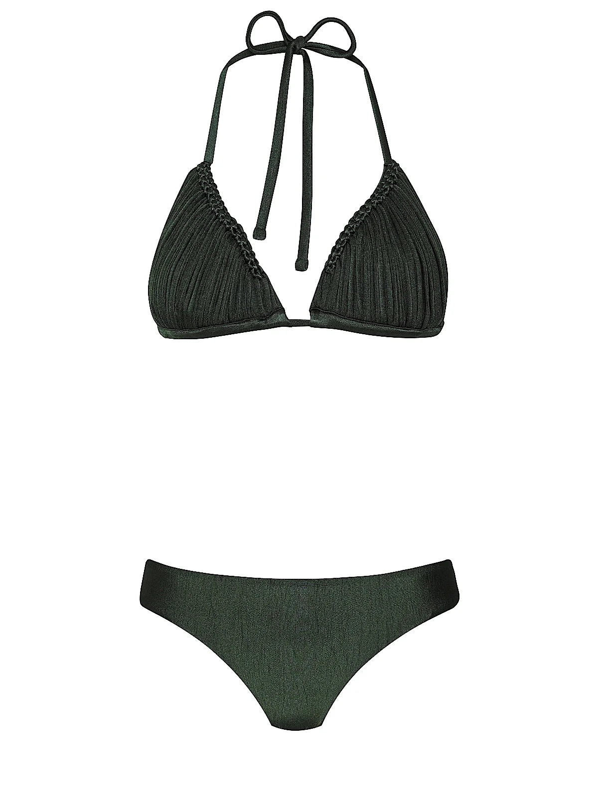 Skyla Triangle-Basic Ruched Bikini