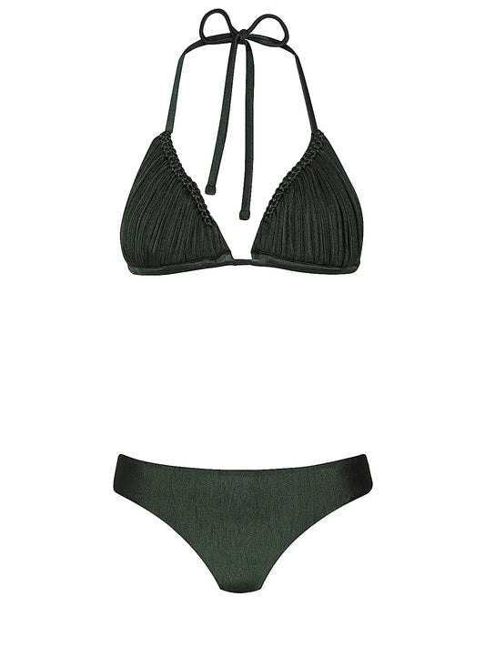 Skyla Triangle-Basic Ruched Bikini