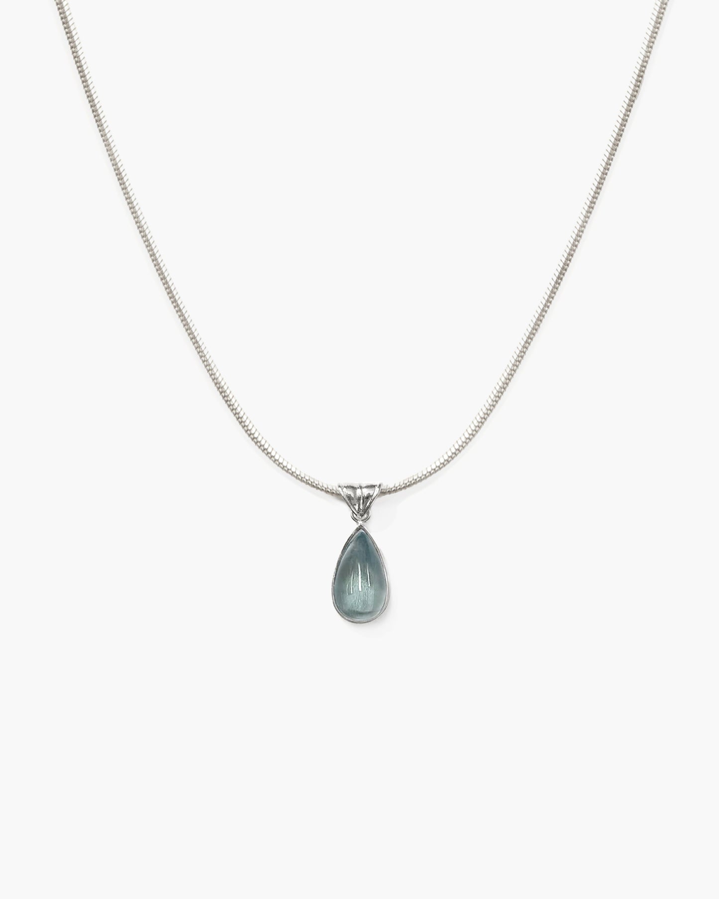 Waterdrop Necklace in Marine Blue