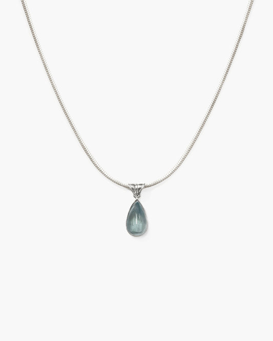 Waterdrop Necklace in Marine Blue